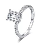 Luna Grace Serene Emerald Ring