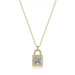 Amare Locked Moissanite Pendant