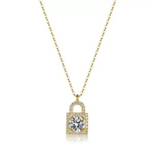 Amare Locked Moissanite Pendant