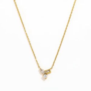 Clover Bloom Moissanite Pendant