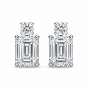 Aurelia Emerald-Cut Studs