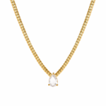 Siena Minimalist Goccia Necklace