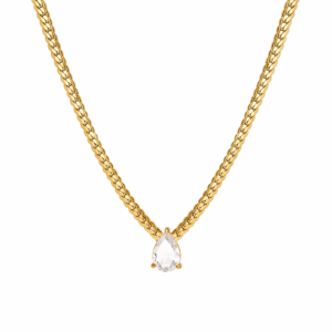 Siena Minimalist Goccia Necklace
