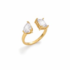 La Duet Dual-Stone Ring